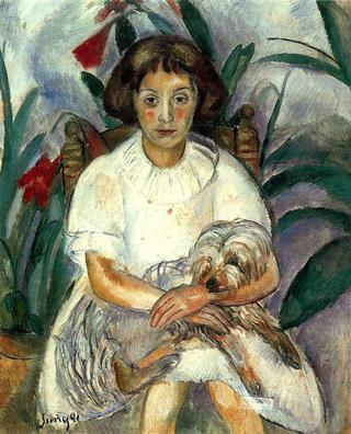 Girl with a Dog