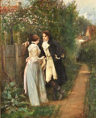 Spring, the Fence