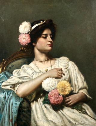 Woman with Flowers