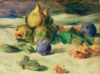 Still Life with Fruit, Figs and Red Currants