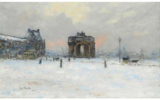 Pavillon of Flowers and l'Arc de Triomphe
