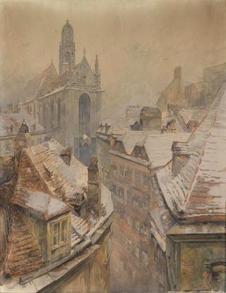 View Over the Roofs of Mary on the Strand
