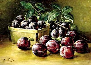 Plums In A Basket