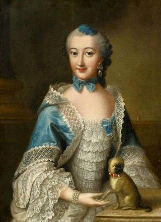 Portrait of a Lady with a Pug
