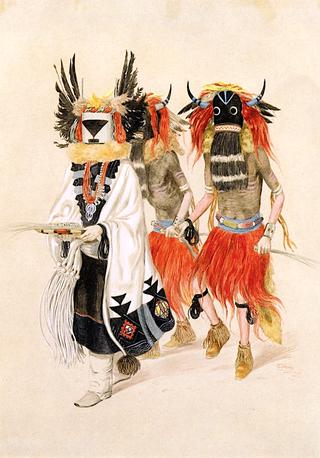 Three Indian Dancers