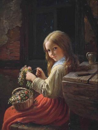 The Young Flower Girl