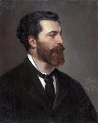 Portrait of Julius von Blaas (Italian-born Austrian, 1845-1923)