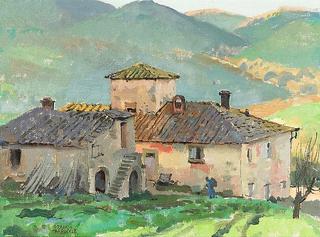 Road to Castello di Uzzano