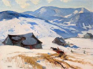 March near Cap au Corbeaux, Baie St-Paul Country