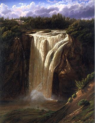 Montmorency Falls, St. Lawrence River, near Quebec