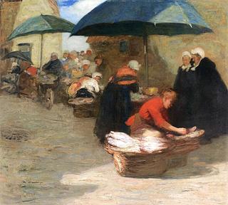 A Flemish Fishmarket