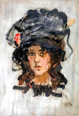 Young Lady with a Black Hat