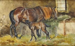 Mare and Her Foal