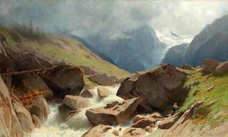 Paysage de montagnes vers Arolla