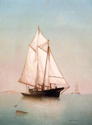 Schooner off Ten Pound Island