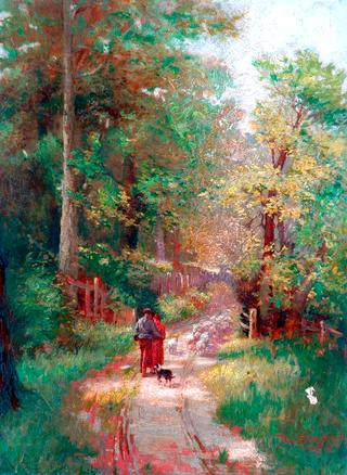 Landscape with Figures on a Path