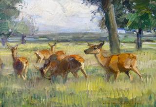 Deer in a Landscape