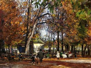 Munich Park in Autumn