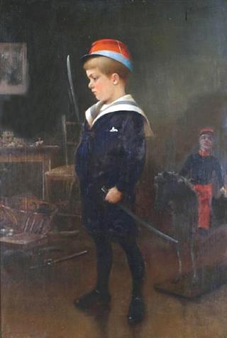 Portrait of Jean Hagborg aged six