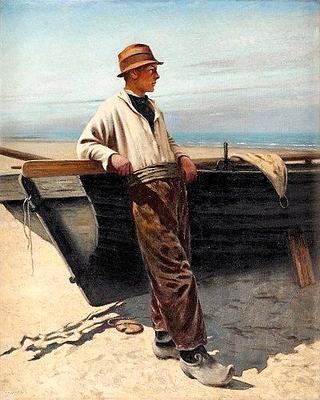 Fisherman by the Sea