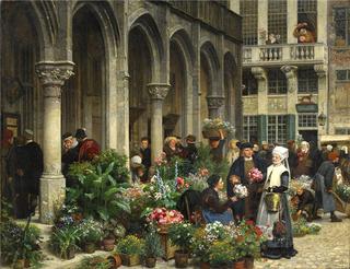 Flower Market in Brabant