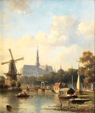 View of Haarlem with St. Bavo Cathedral