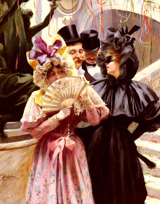 Leaving the Ball at L´Opera de Paris