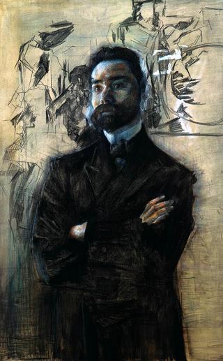 Portrait of Poet Valery Bryusov