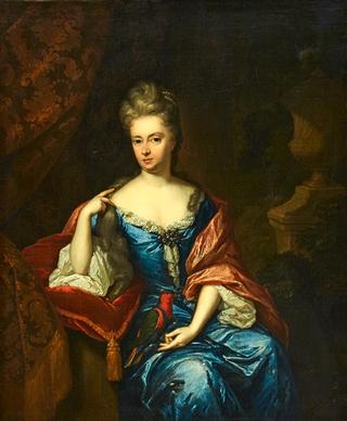 Portrait of a Lady with Parrot