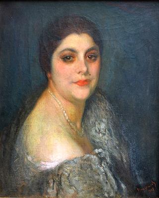 Young Woman with Pearls