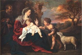 Holy Family with St John the Baptist