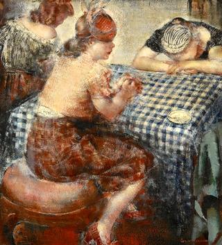 Women seated at a table