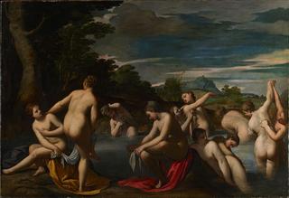 Nymphs at the Bath