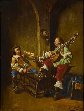 Musizierende Musketiere