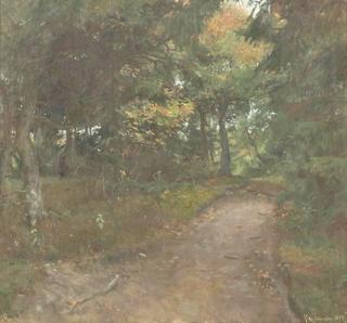 Path through a Forest at Tisvilde