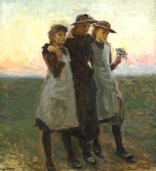 The Painter's Daughters in the Evening Sun