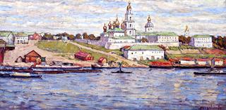 View of the Kostroma Kremlin across the Volga