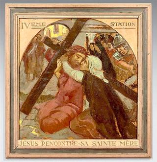 IV Station of the Cross, Jesus and Mary