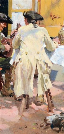 Study for ‘Scene at the Osteria’
