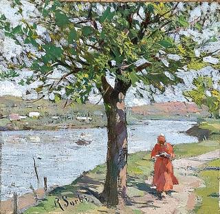 Walking by the River