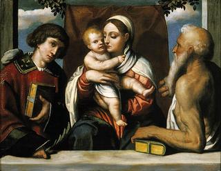 圣母圣子斯蒂芬和哲罗姆