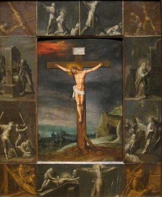 Crucifixion With Scenes of Martyrdom of the Apostles