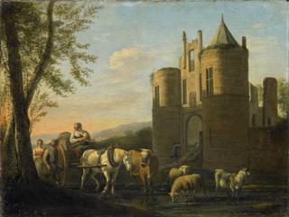 The Main Gate to Egmond Castle