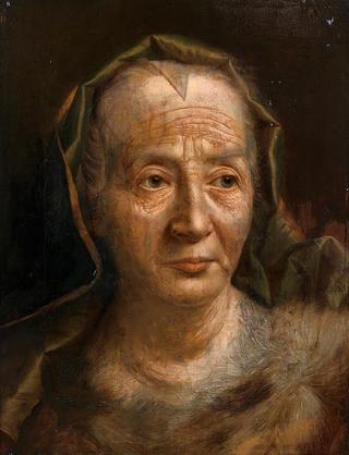 Portrait of a Woman with a Fur Scarf