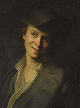 Portrait of a Boy with Long Hair