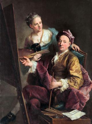 Self-portrait of the Artist with his Daughter Antonia