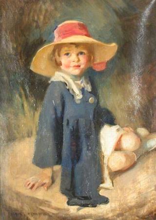 Portrait of a Girl with Hat