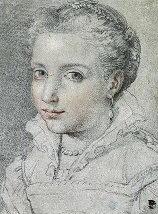 Portrait of a Young Girl in Renaissance Dress