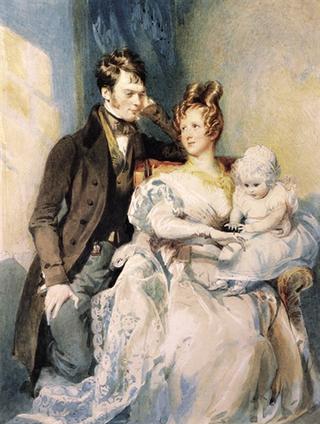 Portrait of Mr. and Mrs. MacGregor with their Child