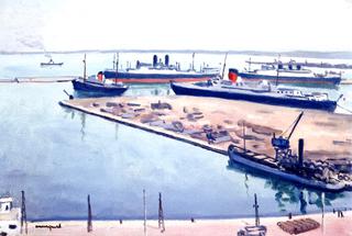 Long Haul Ships in the Port of Algiers